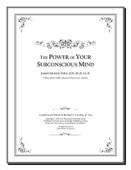 Joseph Murphy - The Power of Your Subconscious Mind.PDF