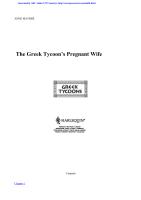 Anne Mather - The Greek Tycoon's Pregnant Wife.pdf