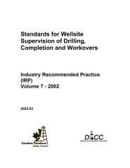 standards for well supervision for drilling and completion.pdf