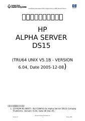 MANUAL for Install HP Alpha Server DS15.doc