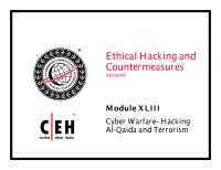 CEHv6 Module 43 Cyber Warfare- Hacking Al-Qaida and Terrorism.pdf