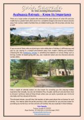 Ayahuasca Retreats – Know Its Importance.pdf