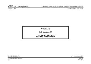 B1.1 Module 5 (Digital Techniques & Electronic Instrument System) Sub Module 5.5 (Logic Circuits) Rev 00.pdf